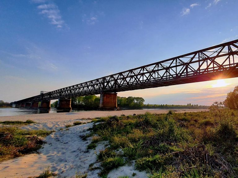 Ponte della Becca sul Fiume Po